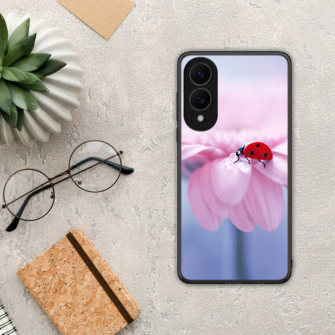 Ladybug Flower - Samsung Galaxy S25 Edge 5G θήκη