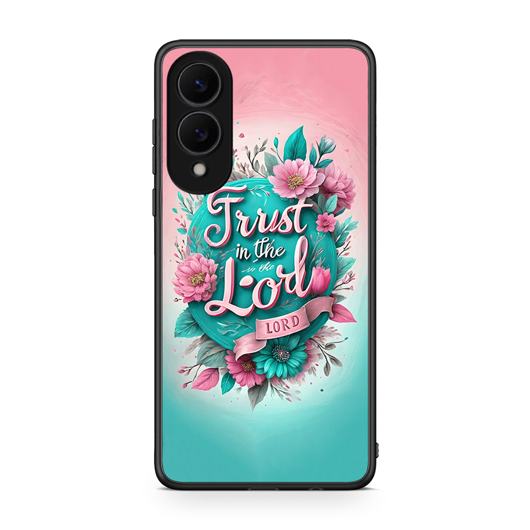 Samsung Galaxy S25 Edge 5G Lord Trust θήκη από τη Smartfits με σχέδιο στο πίσω μέρος και μαύρο περίβλημα | Smartphone case with colorful back and black bezels by Smartfits