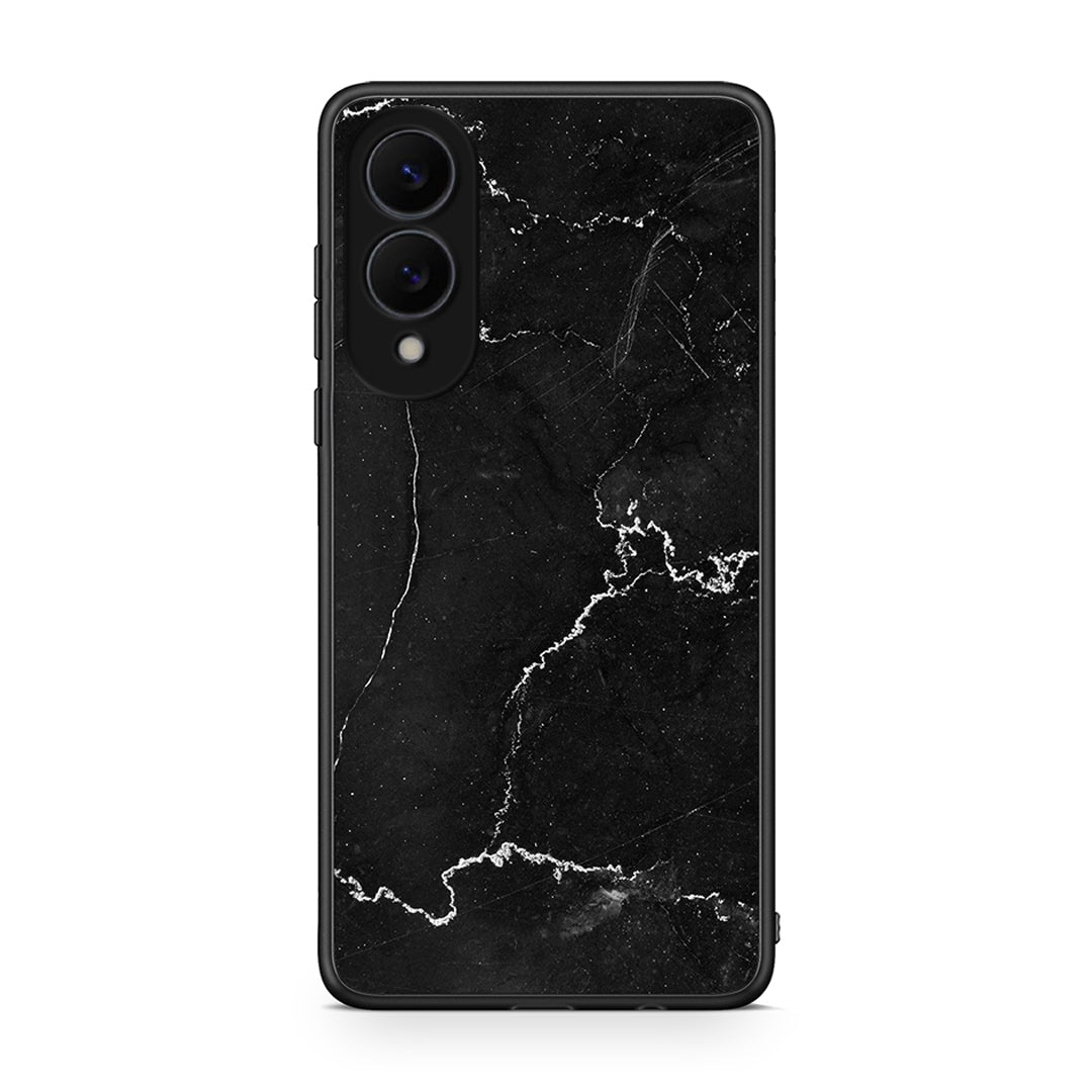Samsung Galaxy S25 Edge 5G Marble Black θήκη από τη Smartfits με σχέδιο στο πίσω μέρος και μαύρο περίβλημα | Smartphone case with colorful back and black bezels by Smartfits