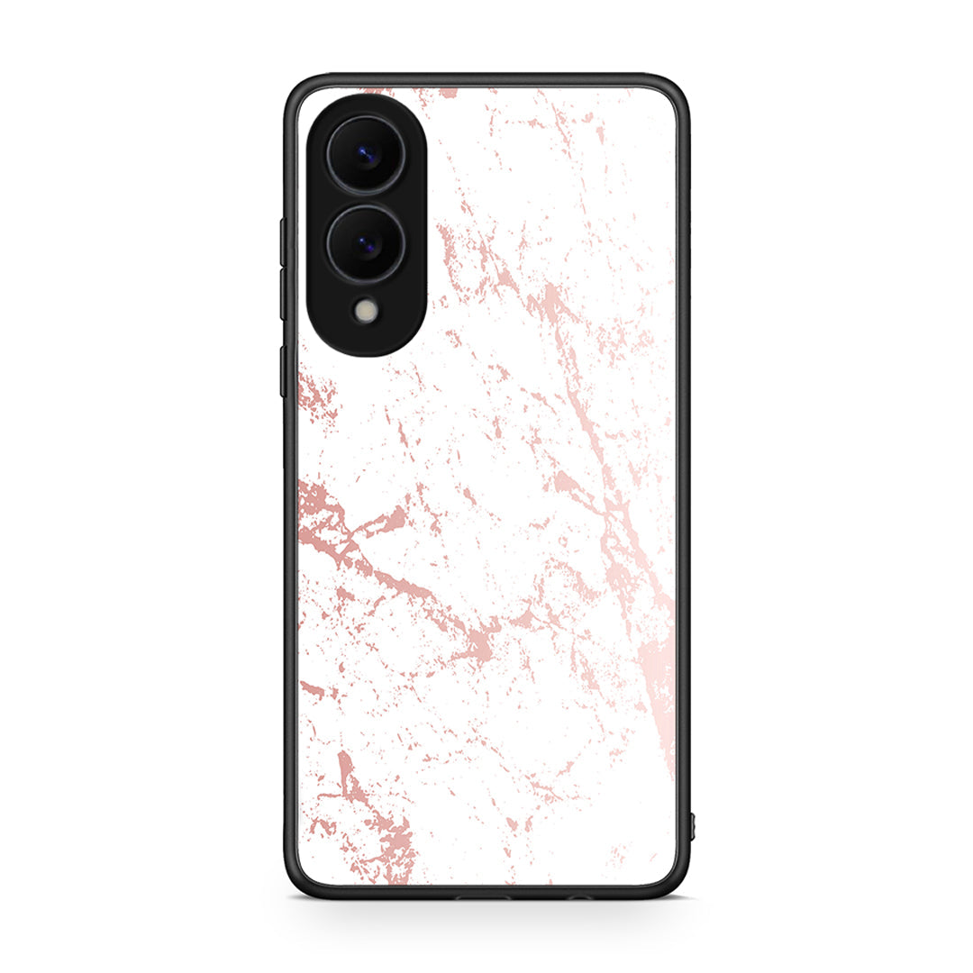 116 - Samsung Galaxy S25 Edge 5G Pink Splash Marble case, cover, bumper