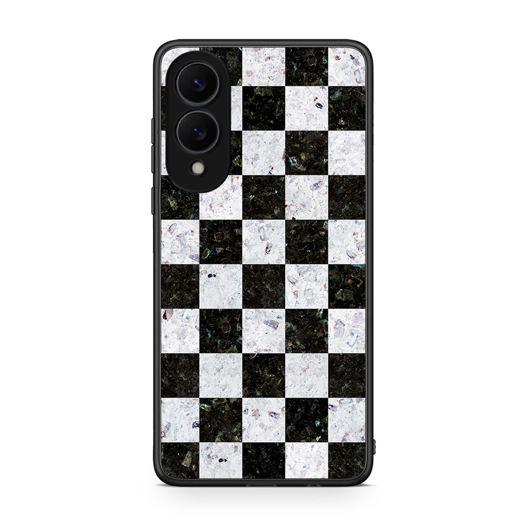 4 - Samsung Galaxy S25 Edge 5G Square Geometric Marble case, cover, bumper