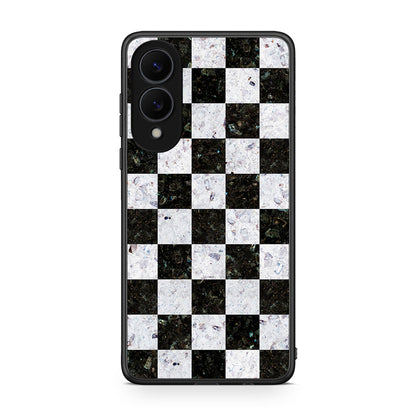 4 - Samsung Galaxy S25 Edge 5G Square Geometric Marble case, cover, bumper