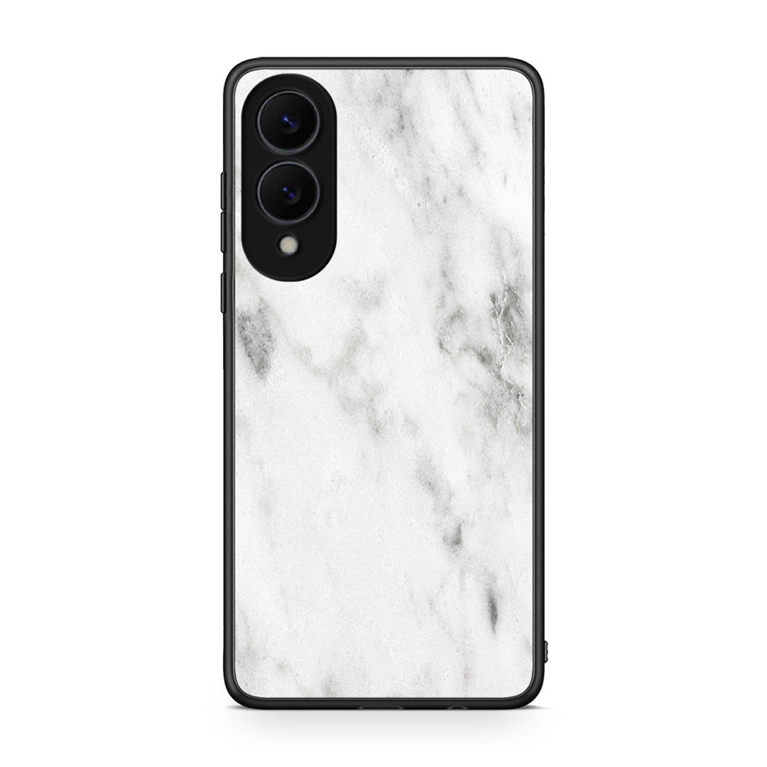 2 - Samsung Galaxy S25 Edge 5G White marble case, cover, bumper