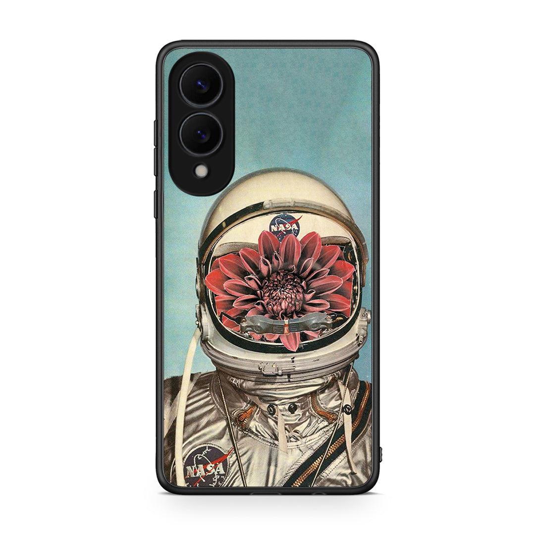 Samsung Galaxy S25 Edge 5G Nasa Bloom θήκη από τη Smartfits με σχέδιο στο πίσω μέρος και μαύρο περίβλημα | Smartphone case with colorful back and black bezels by Smartfits