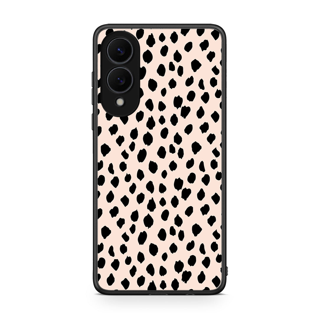 Samsung Galaxy S25 Edge 5G New Polka Dots θήκη από τη Smartfits με σχέδιο στο πίσω μέρος και μαύρο περίβλημα | Smartphone case with colorful back and black bezels by Smartfits