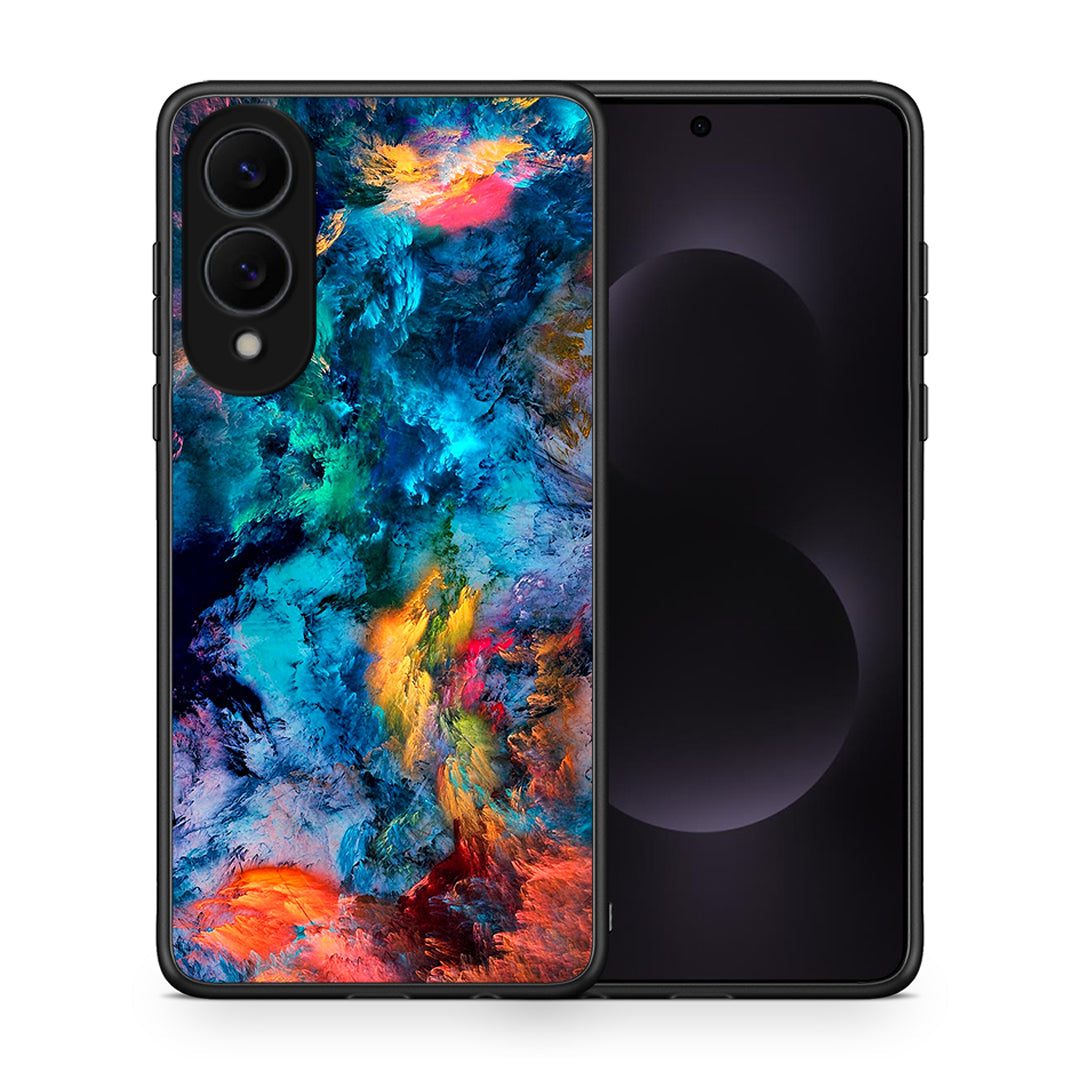 Θήκη Samsung Galaxy S25 Edge 5G Crayola Paint από τη Smartfits με σχέδιο στο πίσω μέρος και μαύρο περίβλημα | Samsung Galaxy S25 Edge 5G Crayola Paint case with colorful back and black bezels