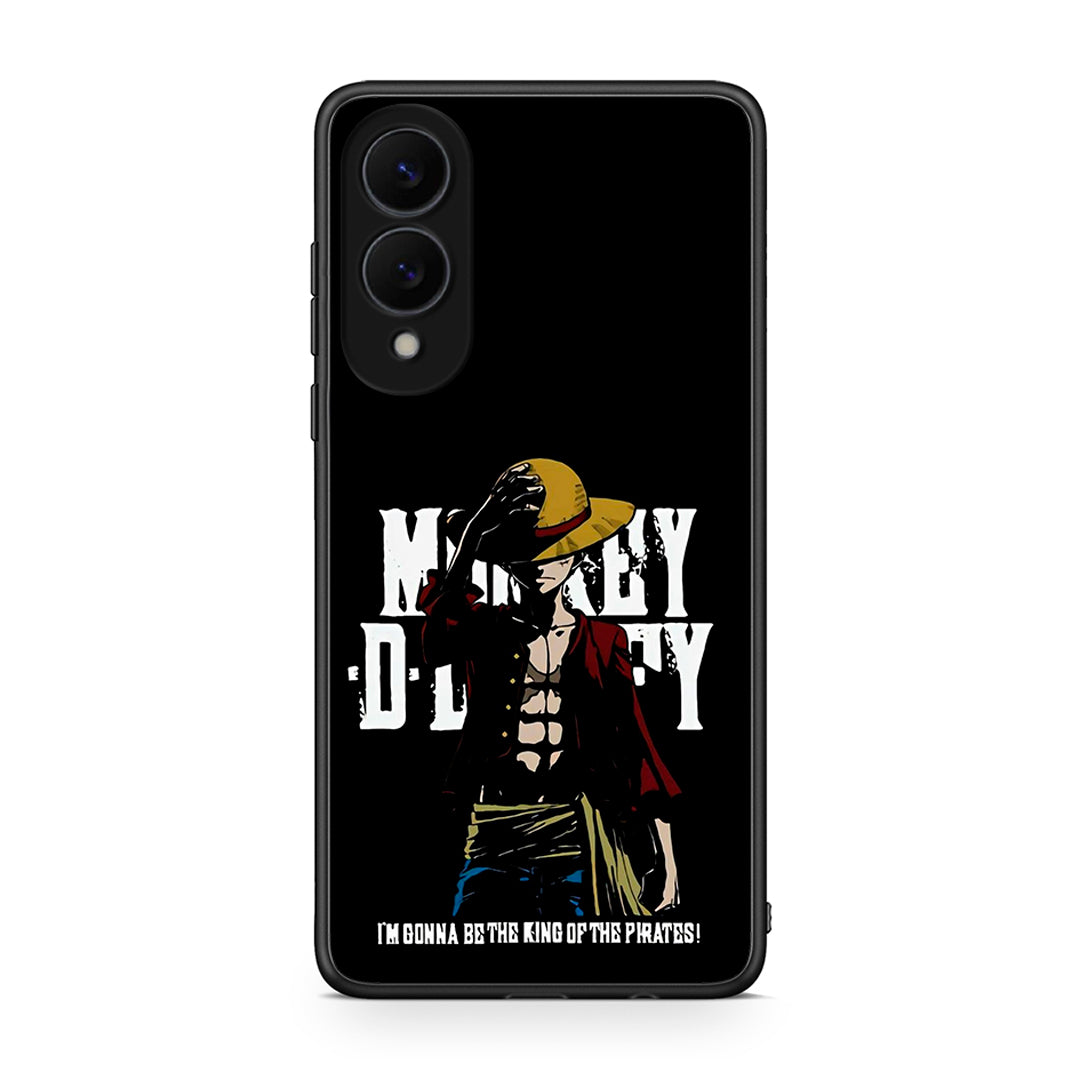 Samsung Galaxy S25 Edge 5G Pirate King θήκη από τη Smartfits με σχέδιο στο πίσω μέρος και μαύρο περίβλημα | Smartphone case with colorful back and black bezels by Smartfits