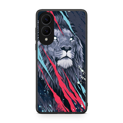 4 - Samsung Galaxy S25 Edge 5G Lion Designer PopArt case, cover, bumper