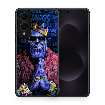 Θήκη Samsung Galaxy S25 Edge 5G Thanos PopArt από τη Smartfits με σχέδιο στο πίσω μέρος και μαύρο περίβλημα | Samsung Galaxy S25 Edge 5G Thanos PopArt case with colorful back and black bezels