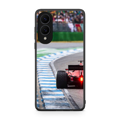 Samsung Galaxy S25 Edge 5G Racing Vibes θήκη από τη Smartfits με σχέδιο στο πίσω μέρος και μαύρο περίβλημα | Smartphone case with colorful back and black bezels by Smartfits