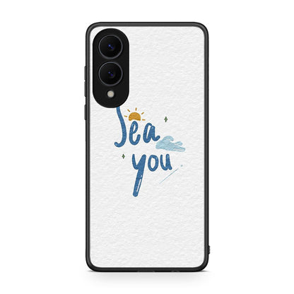 Samsung Galaxy S25 Edge 5G Sea You Θήκη από τη Smartfits με σχέδιο στο πίσω μέρος και μαύρο περίβλημα | Smartphone case with colorful back and black bezels by Smartfits