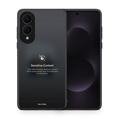 Θήκη Samsung Galaxy S25 Edge 5G Sensitive Content από τη Smartfits με σχέδιο στο πίσω μέρος και μαύρο περίβλημα | Samsung Galaxy S25 Edge 5G Sensitive Content case with colorful back and black bezels