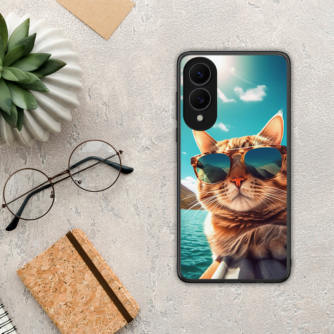 Summer Cat - Samsung Galaxy S25 Edge 5G θήκη