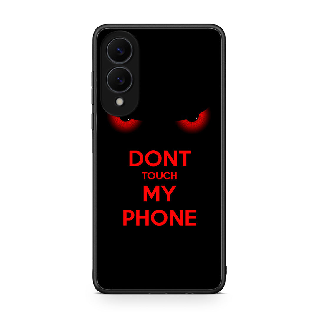 Samsung Galaxy S25 Edge 5G Touch My Phone Θήκη από τη Smartfits με σχέδιο στο πίσω μέρος και μαύρο περίβλημα | Smartphone case with colorful back and black bezels by Smartfits