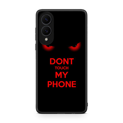 Samsung Galaxy S25 Edge 5G Touch My Phone Θήκη από τη Smartfits με σχέδιο στο πίσω μέρος και μαύρο περίβλημα | Smartphone case with colorful back and black bezels by Smartfits