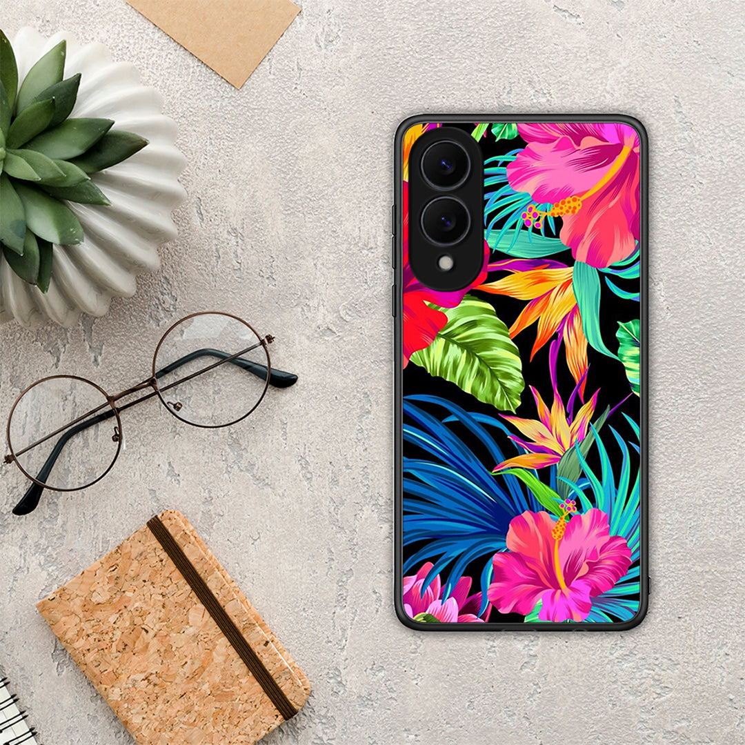 Tropical Flowers - Samsung Galaxy S25 Edge 5G θήκη