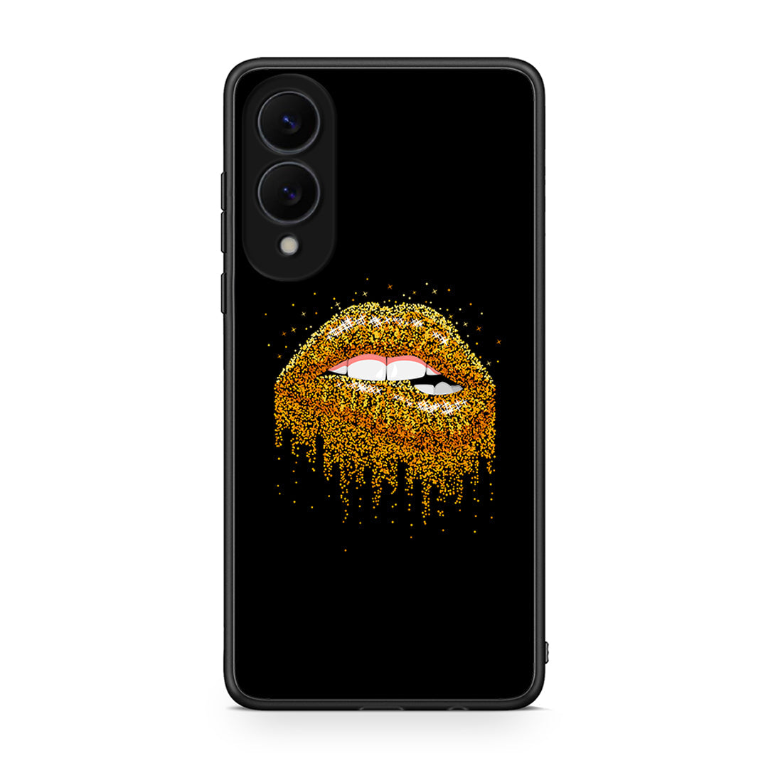 4 - Samsung Galaxy S25 Edge 5G Golden Valentine case, cover, bumper