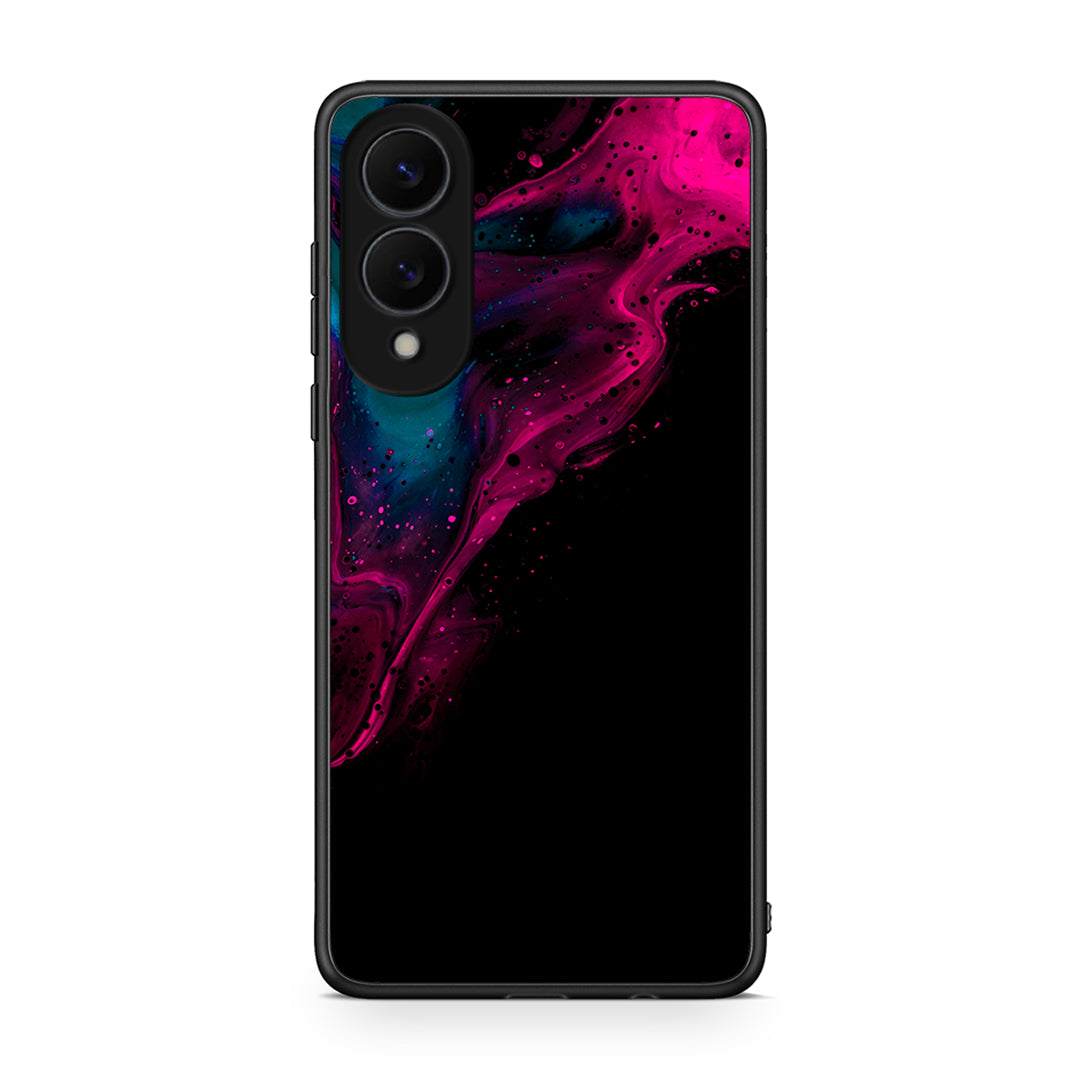 4 - Samsung Galaxy S25 Edge 5G Pink Black Watercolor case, cover, bumper