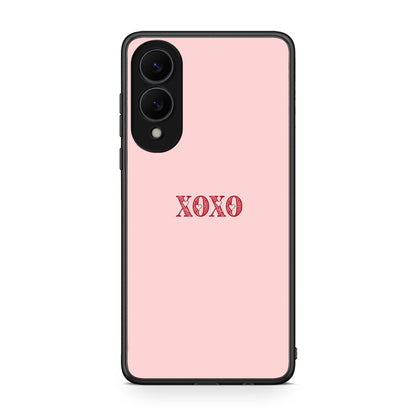 Samsung Galaxy S25 Edge 5G XOXO Love θήκη από τη Smartfits με σχέδιο στο πίσω μέρος και μαύρο περίβλημα | Smartphone case with colorful back and black bezels by Smartfits