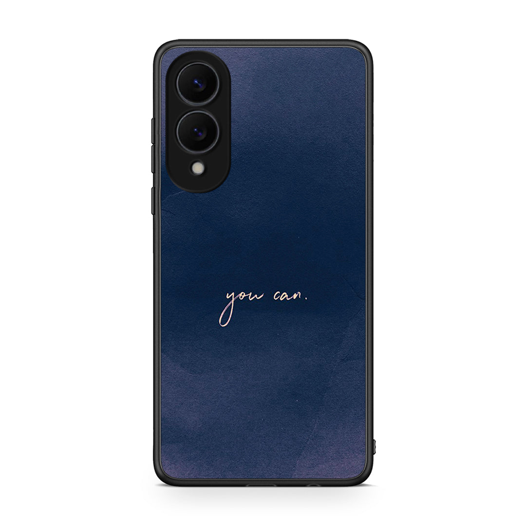 Samsung Galaxy S25 Edge 5G You Can θήκη από τη Smartfits με σχέδιο στο πίσω μέρος και μαύρο περίβλημα | Smartphone case with colorful back and black bezels by Smartfits