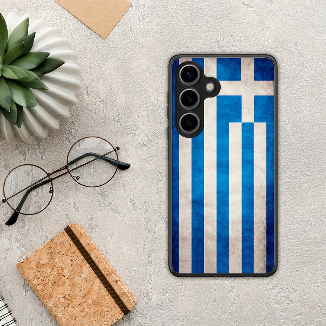 Flag Greek - Samsung Galaxy S25 θήκη