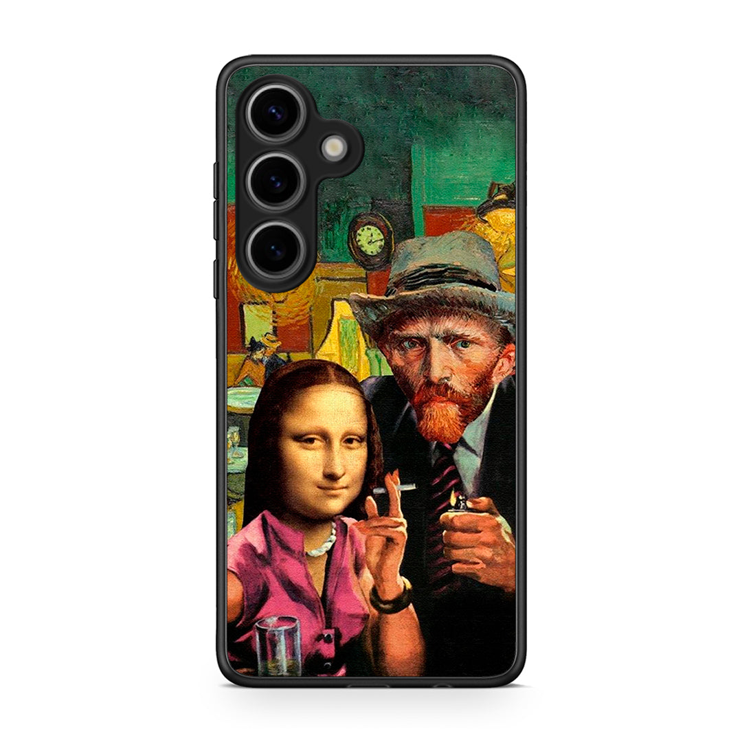 Samsung Galaxy S25 Funny Art θήκη από τη Smartfits με σχέδιο στο πίσω μέρος και μαύρο περίβλημα | Smartphone case with colorful back and black bezels by Smartfits