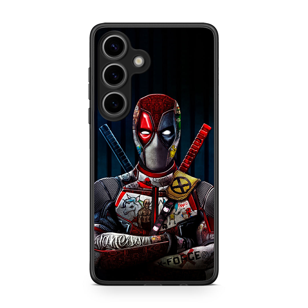 Samsung Galaxy S25 Funny Guy θήκη από τη Smartfits με σχέδιο στο πίσω μέρος και μαύρο περίβλημα | Smartphone case with colorful back and black bezels by Smartfits