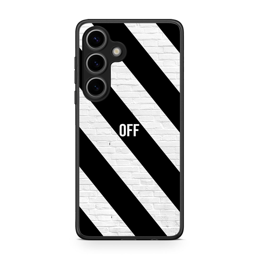 Samsung Galaxy S25 Get Off θήκη από τη Smartfits με σχέδιο στο πίσω μέρος και μαύρο περίβλημα | Smartphone case with colorful back and black bezels by Smartfits
