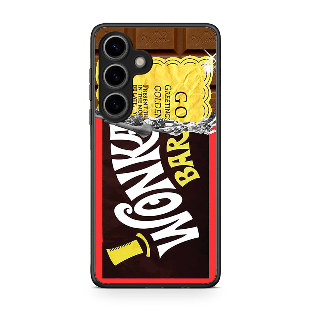 Samsung Galaxy S25 Golden Ticket θήκη από τη Smartfits με σχέδιο στο πίσω μέρος και μαύρο περίβλημα | Smartphone case with colorful back and black bezels by Smartfits