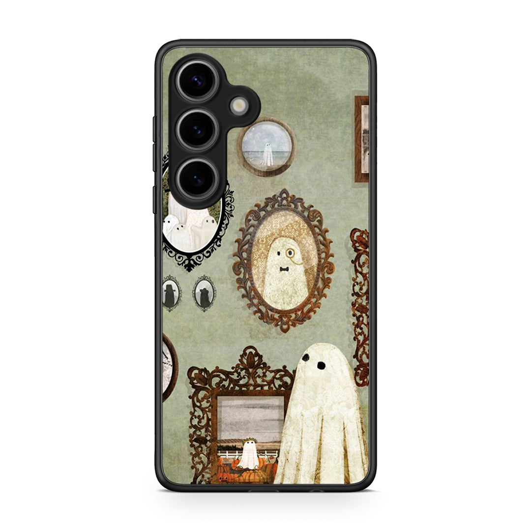 Samsung Galaxy S25 Halloween Ghost Season Θήκη από τη Smartfits με σχέδιο στο πίσω μέρος και μαύρο περίβλημα | Smartphone case with colorful back and black bezels by Smartfits