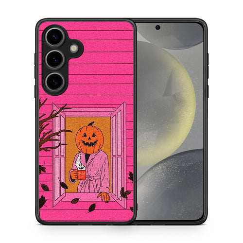 Halloween Pumpkin Lady - Samsung Galaxy S25 θήκη