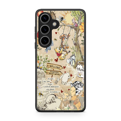 Samsung Galaxy S25 Happy Friends θήκη από τη Smartfits με σχέδιο στο πίσω μέρος και μαύρο περίβλημα | Smartphone case with colorful back and black bezels by Smartfits