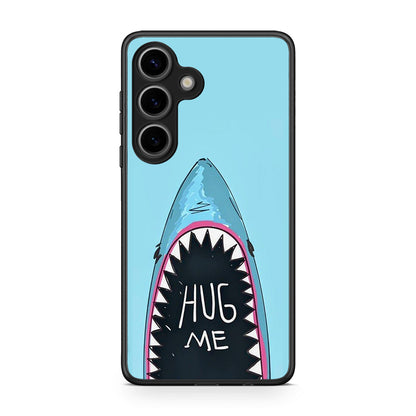 Samsung Galaxy S25 Hug Me θήκη από τη Smartfits με σχέδιο στο πίσω μέρος και μαύρο περίβλημα | Smartphone case with colorful back and black bezels by Smartfits
