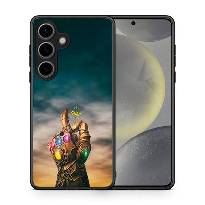 Θήκη Samsung Galaxy S25 Infinity Snap από τη Smartfits με σχέδιο στο πίσω μέρος και μαύρο περίβλημα | Samsung Galaxy S25 Infinity Snap case with colorful back and black bezels