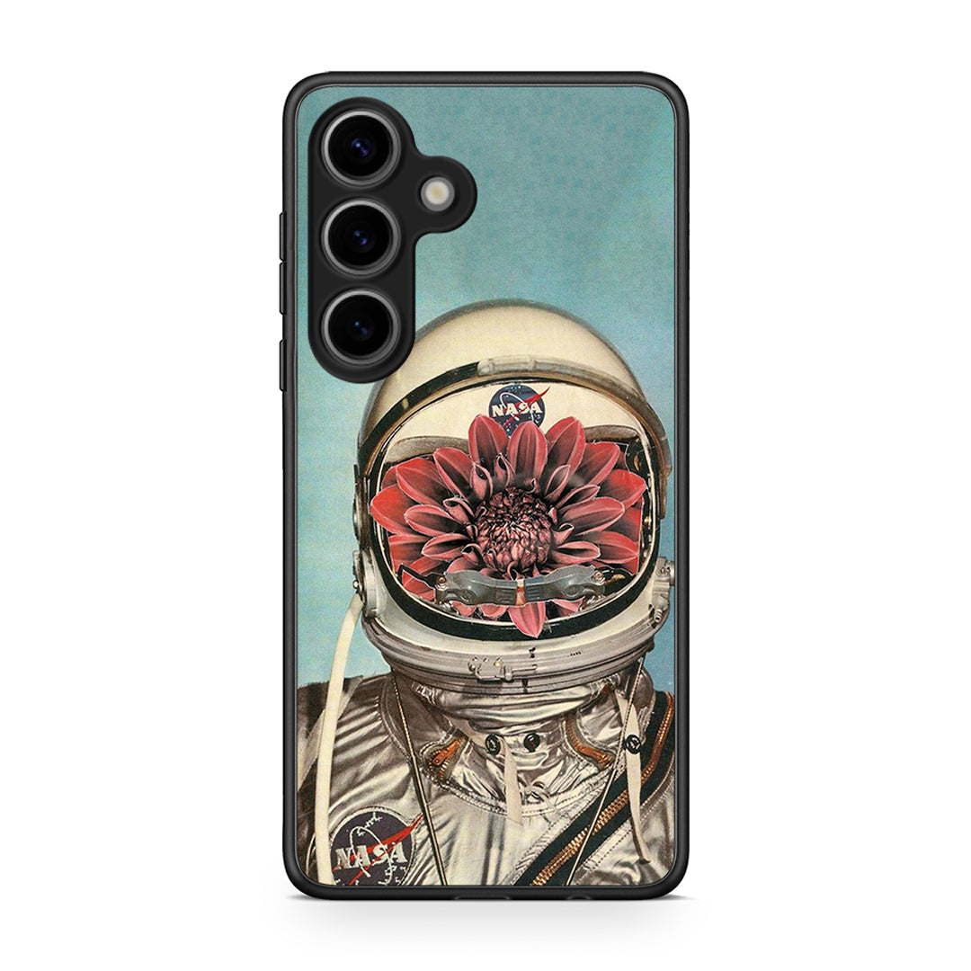 Samsung Galaxy S25 Nasa Bloom θήκη από τη Smartfits με σχέδιο στο πίσω μέρος και μαύρο περίβλημα | Smartphone case with colorful back and black bezels by Smartfits