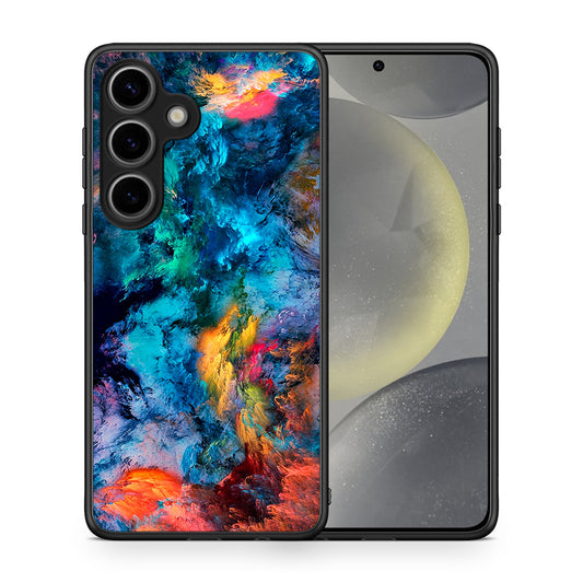 Θήκη Samsung Galaxy S25 Crayola Paint από τη Smartfits με σχέδιο στο πίσω μέρος και μαύρο περίβλημα | Samsung Galaxy S25 Crayola Paint case with colorful back and black bezels