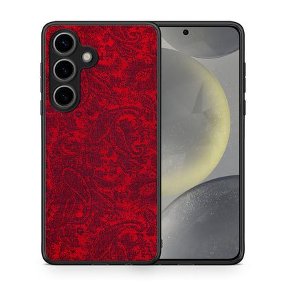 Θήκη Samsung Galaxy S25 Paisley Cashmere από τη Smartfits με σχέδιο στο πίσω μέρος και μαύρο περίβλημα | Samsung Galaxy S25 Paisley Cashmere case with colorful back and black bezels