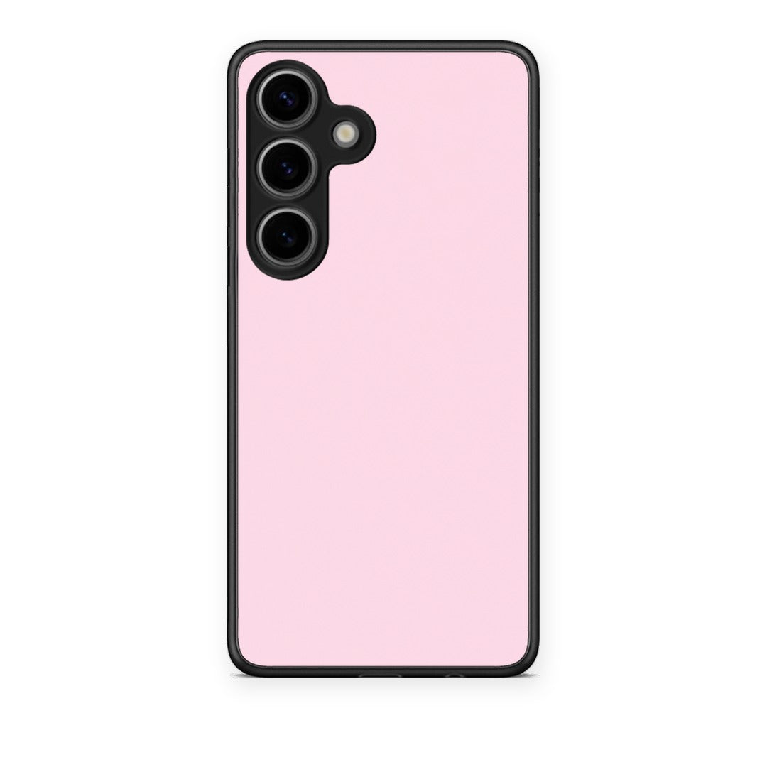 Θήκη Samsung Galaxy S25 Pale Pink από τη Smartfits με σχέδιο στο πίσω μέρος και μαύρο περίβλημα | Samsung Galaxy S25 Pale Pink case with colorful back and black bezels