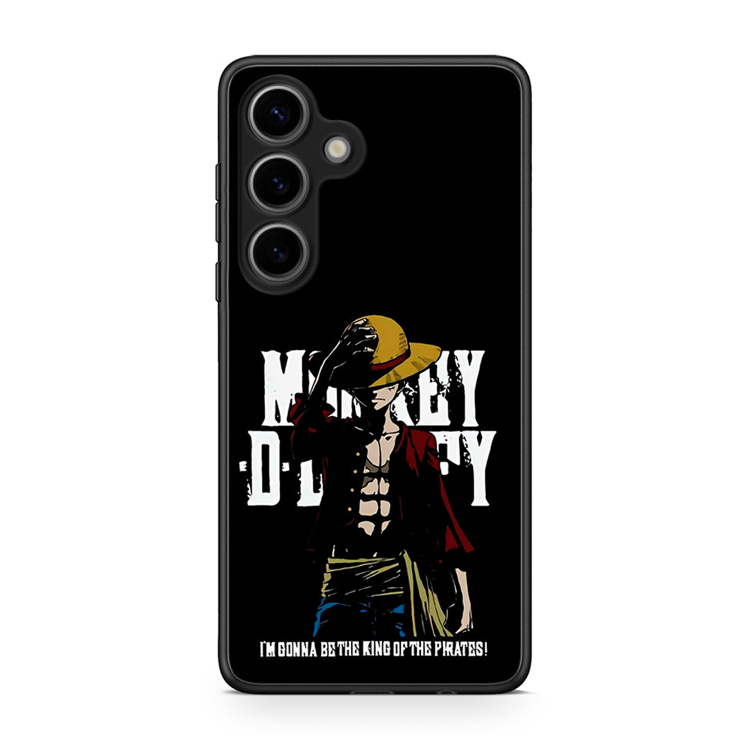 Samsung Galaxy S25 Pirate King θήκη από τη Smartfits με σχέδιο στο πίσω μέρος και μαύρο περίβλημα | Smartphone case with colorful back and black bezels by Smartfits