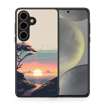 Pixel Sunset - Samsung Galaxy S25 θήκη