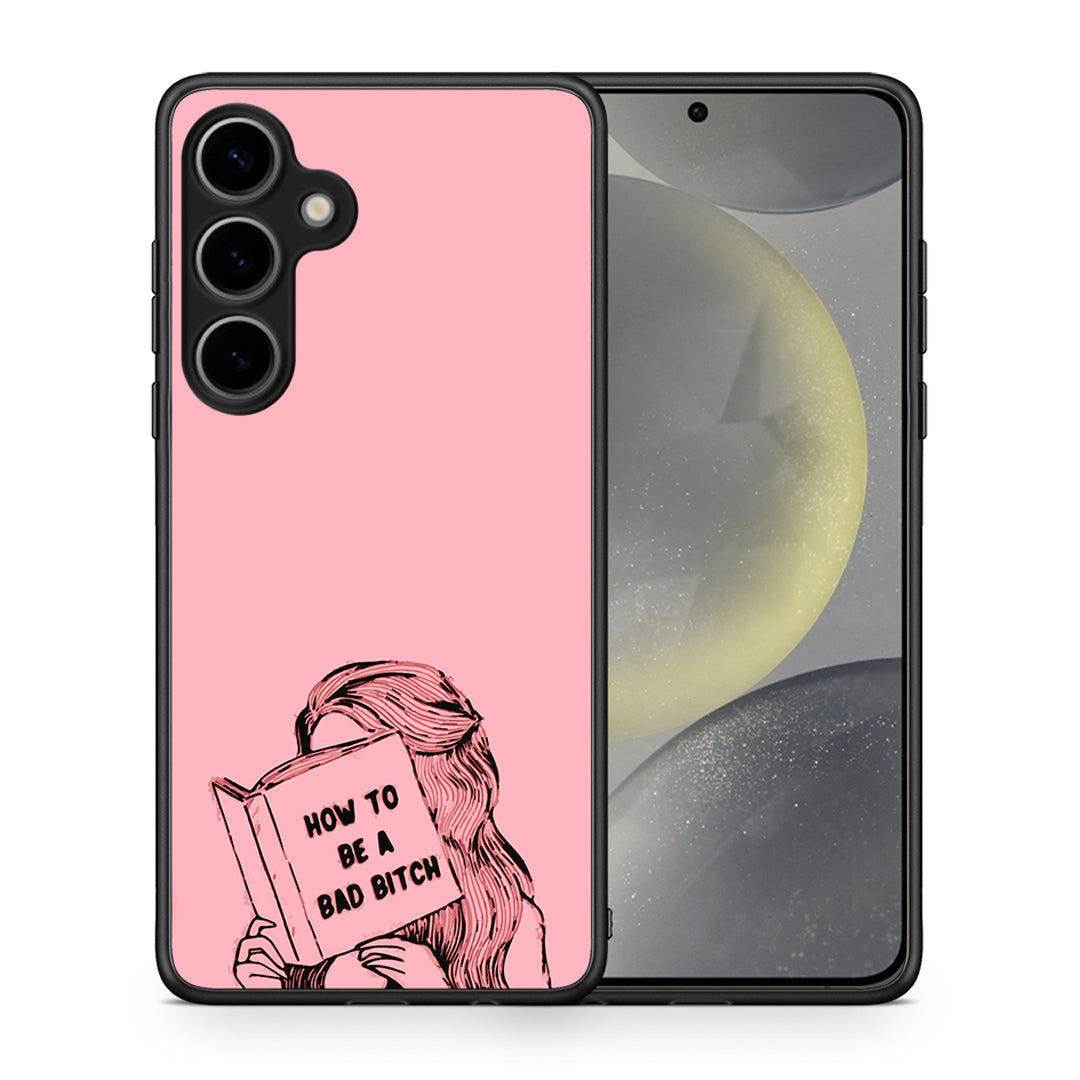 Θήκη Samsung Galaxy S25 Plus Bad Bitch από τη Smartfits με σχέδιο στο πίσω μέρος και μαύρο περίβλημα | Samsung Galaxy S25 Plus Bad Bitch case with colorful back and black bezels