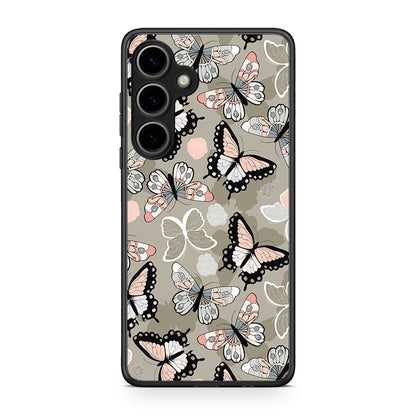 135 - Samsung Galaxy S25 Plus Butterflies Boho case, cover, bumper