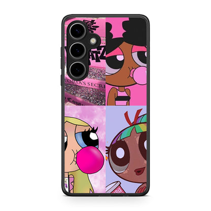 Samsung Galaxy S25 Plus Bubble Girls Θήκη Αγίου Βαλεντίνου από τη Smartfits με σχέδιο στο πίσω μέρος και μαύρο περίβλημα | Smartphone case with colorful back and black bezels by Smartfits