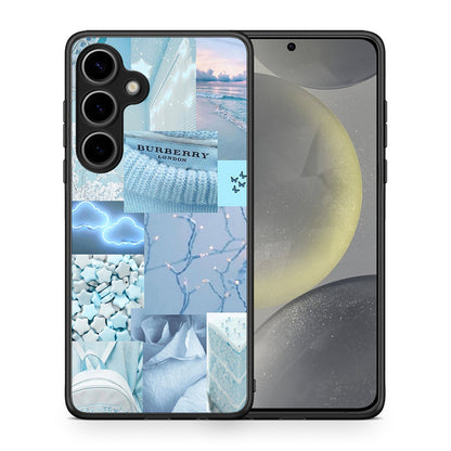 Θήκη Samsung Galaxy S25 Plus Ciel Aesthetic Collage από τη Smartfits με σχέδιο στο πίσω μέρος και μαύρο περίβλημα | Samsung Galaxy S25 Plus Ciel Aesthetic Collage case with colorful back and black bezels