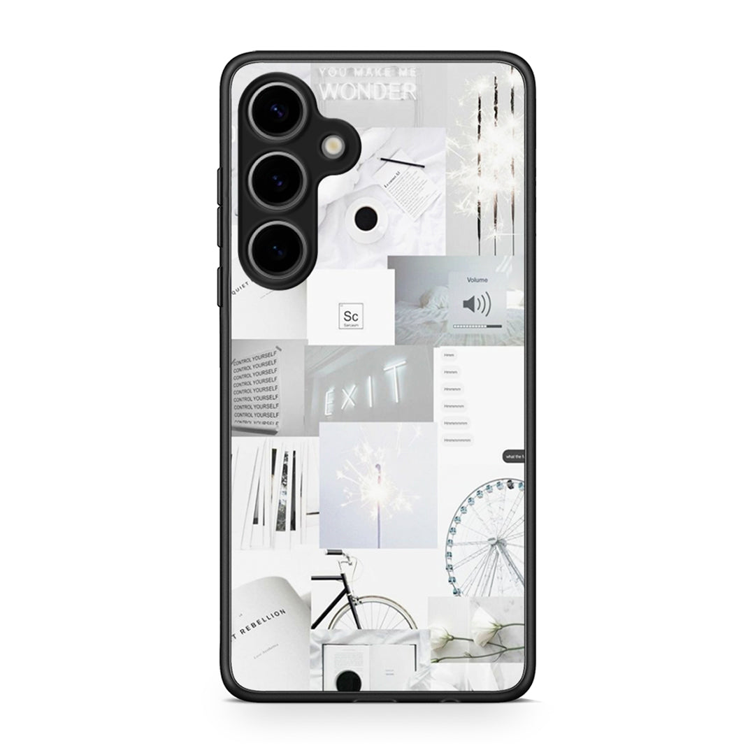 Samsung Galaxy S25 Plus Collage Make Me Wonder Θήκη Αγίου Βαλεντίνου από τη Smartfits με σχέδιο στο πίσω μέρος και μαύρο περίβλημα | Smartphone case with colorful back and black bezels by Smartfits