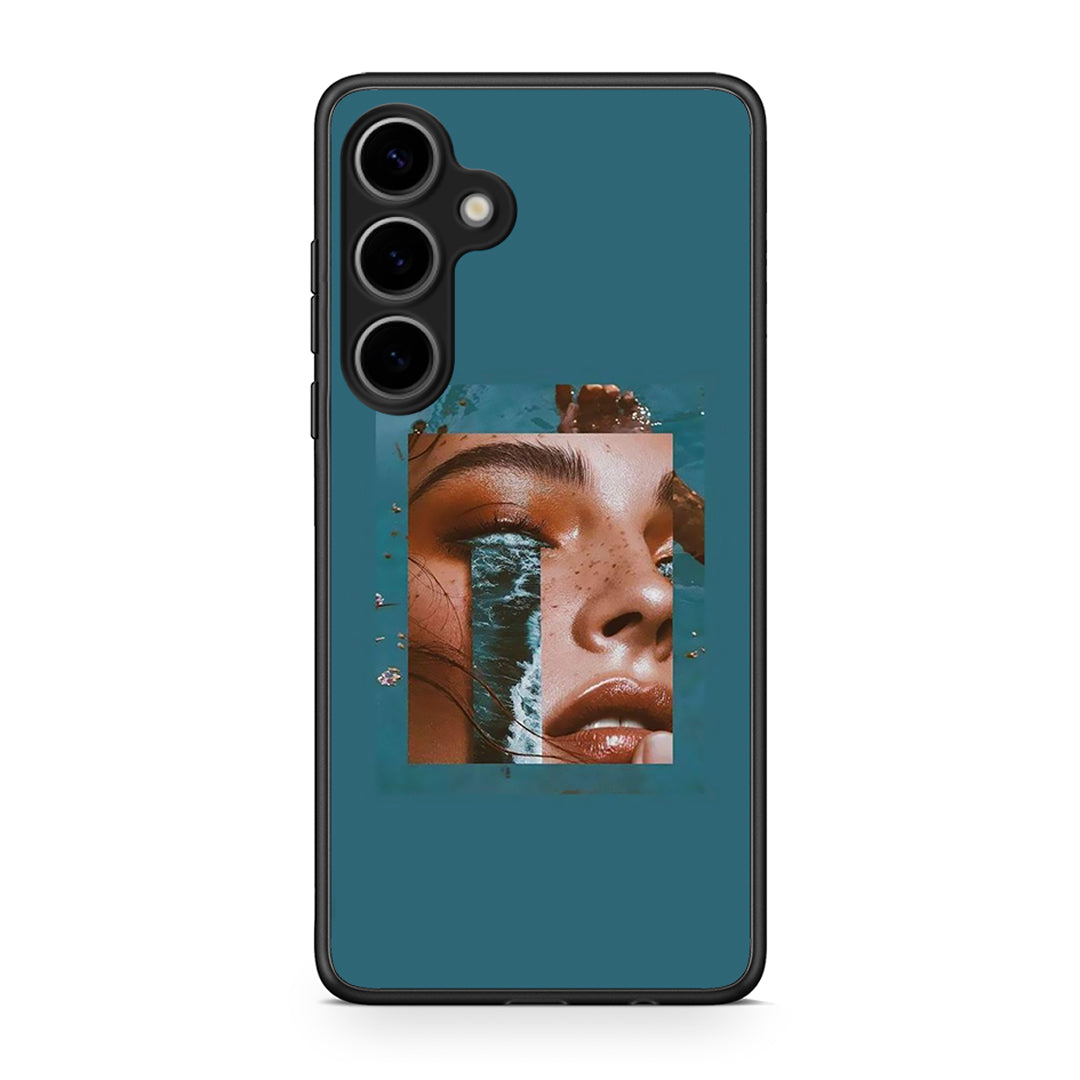 Samsung Galaxy S25 Plus Cry An Ocean θήκη από τη Smartfits με σχέδιο στο πίσω μέρος και μαύρο περίβλημα | Smartphone case with colorful back and black bezels by Smartfits