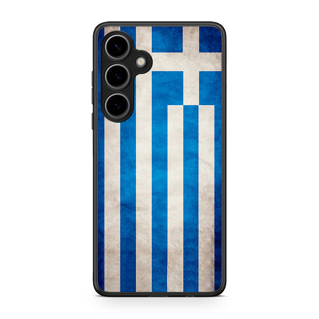 4 - Samsung Galaxy S25 Plus Greeek Flag case, cover, bumper