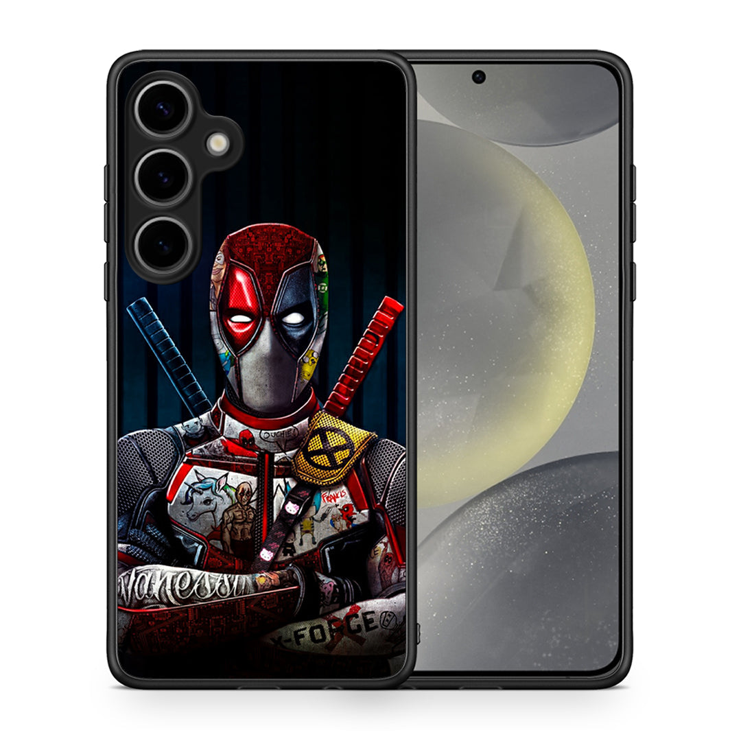 Θήκη Samsung Galaxy S25 Plus Funny Guy από τη Smartfits με σχέδιο στο πίσω μέρος και μαύρο περίβλημα | Samsung Galaxy S25 Plus Funny Guy case with colorful back and black bezels