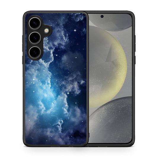Θήκη Samsung Galaxy S25 Plus Blue Sky Galaxy από τη Smartfits με σχέδιο στο πίσω μέρος και μαύρο περίβλημα | Samsung Galaxy S25 Plus Blue Sky Galaxy case with colorful back and black bezels
