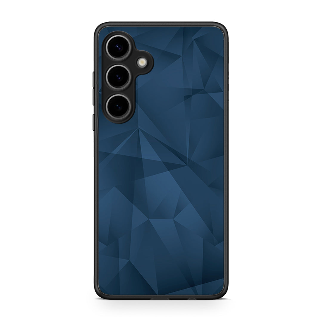 39 - Samsung Galaxy S25 Plus Blue Abstract Geometric case, cover, bumper